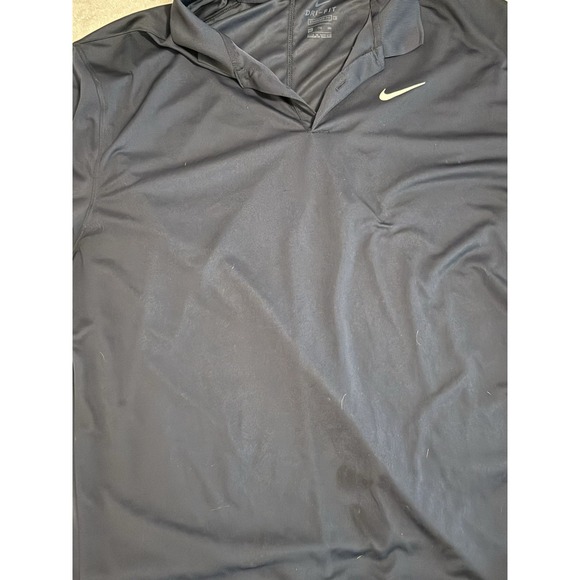 NIKE‎ Polo Shirt DRI FIT Blue XXLarge Casual /Golf - Picture 2 of 4